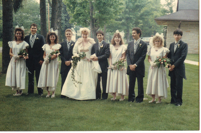 My Sister's Wedding Party 1987 The Thai silk bridal gown jacket 