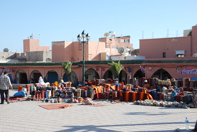 Tapestry market in Taghazout, Morocco. by fvanrenterghem, on Flickr