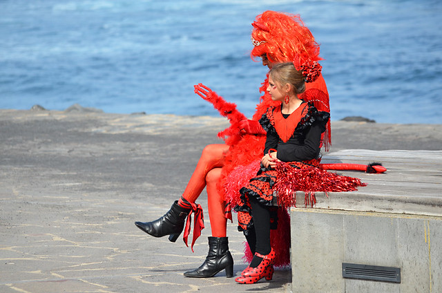 Flamenco Red, Coso Apoteosis, Puerto de la Cruz, Tenerife