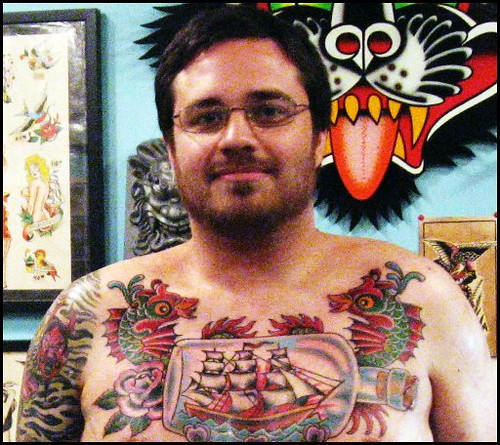Josh's Chest Tattoo by Jason Brooks Jason Brooks 908 E 5th St Suite 107