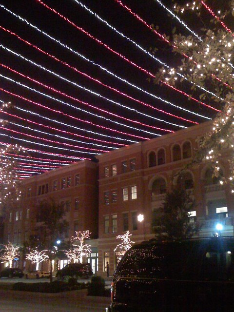 Christmas light canopy over Coleman Boulevard | Flickr - Photo Sharing ...