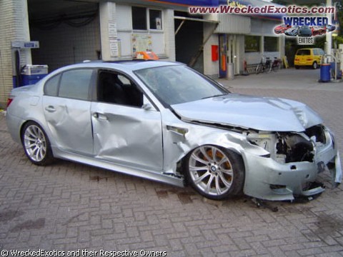 BMW M5 E60 5 Series Custom Paint Driving beyond one's skill level