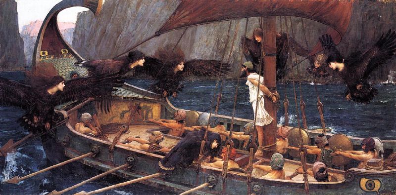 Odysseus and the Sirens by John William Waterhouse
