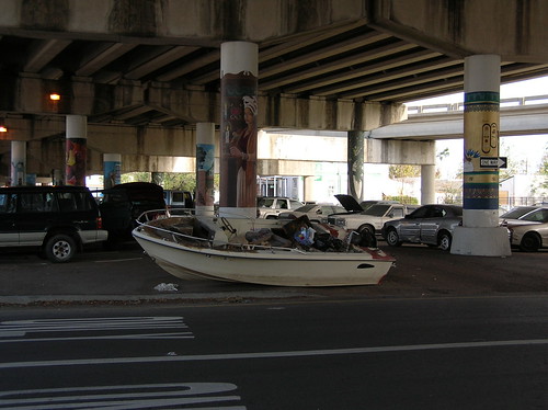 "Beached" boat