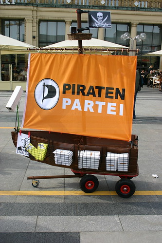 "Piratenpartei" boat