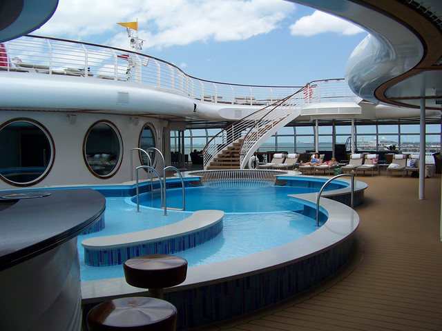 Adults only deck area