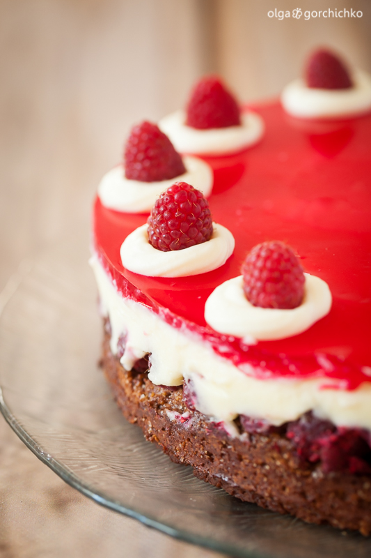 Cheesecake with rasberry / Чизкейк с малиной