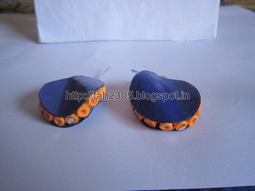 Free Form Quilling - Twisted Disk Quilling Earrings (FAH01892) (3) by fah2305