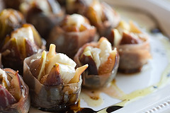 Stuffed Figs Wrapped in Proscioutto
