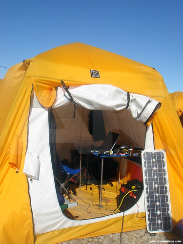 Looking into Tent, 2007 by ArcticKingdom.com