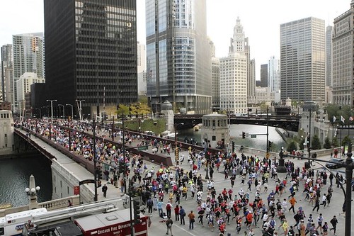 registro para el Maratón de Chicago 2013