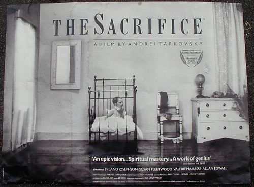 'The Sacrifice' Poster (Britain, 1986) by ANDREI TARKOVSKY: MEMOIRE