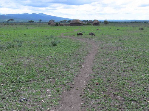 path to senedi village