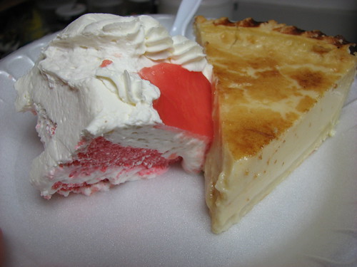Guava cake and custard pie from Dee-Lite Bakery by newyork808, on Flickr