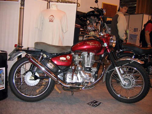 Royal Enfield Bullet Motorcycle in Red