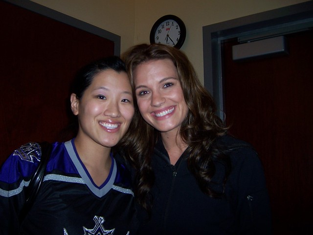 Heidi Androl who was in The Apprentice and who now works for the LA Kings