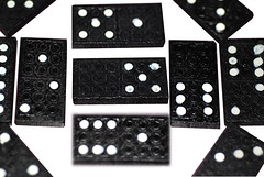 A Display of Dominoes Tiles