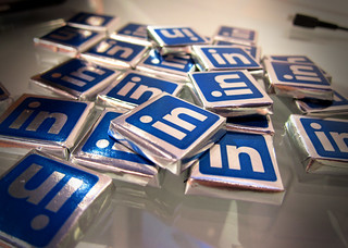 LinkedIn chocolates by Nan Palmero
