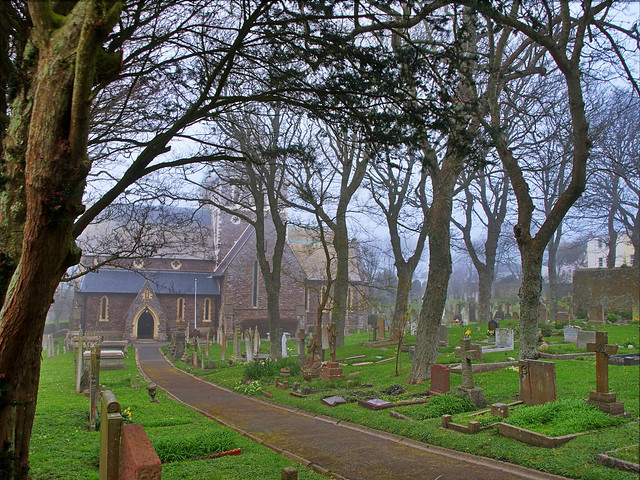 Fog in the Graveyard - Alderney