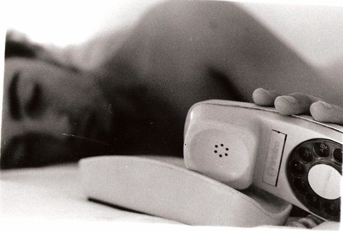 "Sitting naked by the phone..."