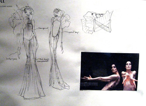 fashion design sketches dresses