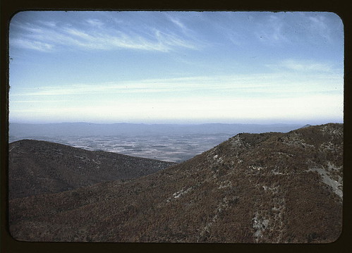 View of a valley from the Skyline Drive, Virginia (LOC)