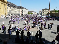 Odeonsplatz München VfL Fans