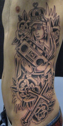 Ribs Tattoo by Tony Hundahl