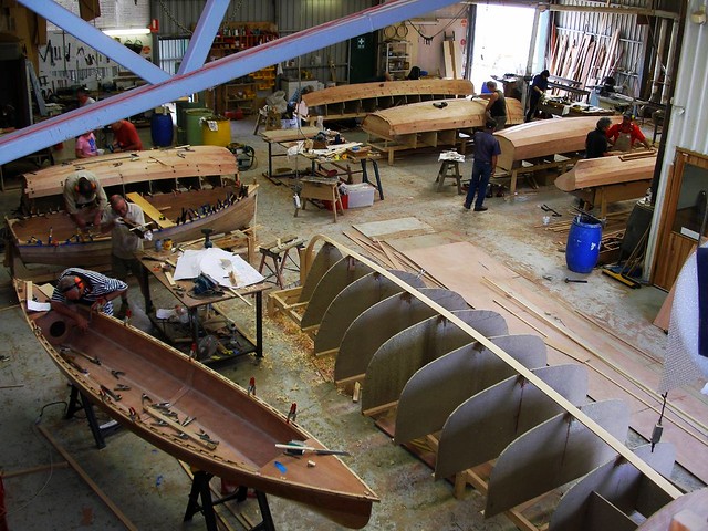  residential boat building schools. Plans and kits for wooden boats