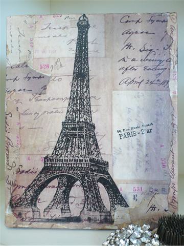 Vintage Paris Collag