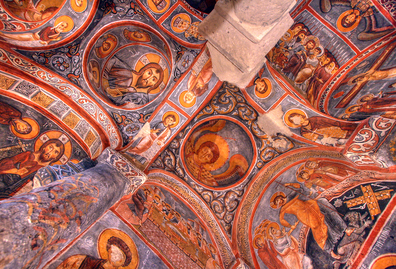 Church ceiling, Cappadocia
