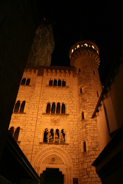 Abbaye à la nuit