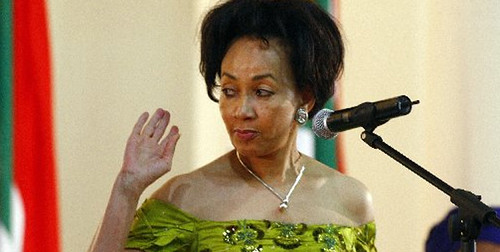 The then newly-appointed Minister of Defence for the Republic of South Africa Lindiwe Sisulu. The ruling African National Congress won the elections by a landslide in 2009 placing Jacob Zuma in office as president. by Pan-African News Wire File Photos