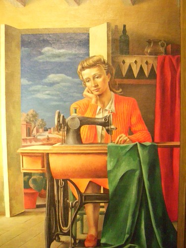 Berni Bellas Artes woman sewing