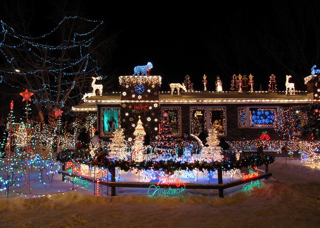 Beautiful Maisie's Magical Christmas House, North Edmonton, Alberta ...