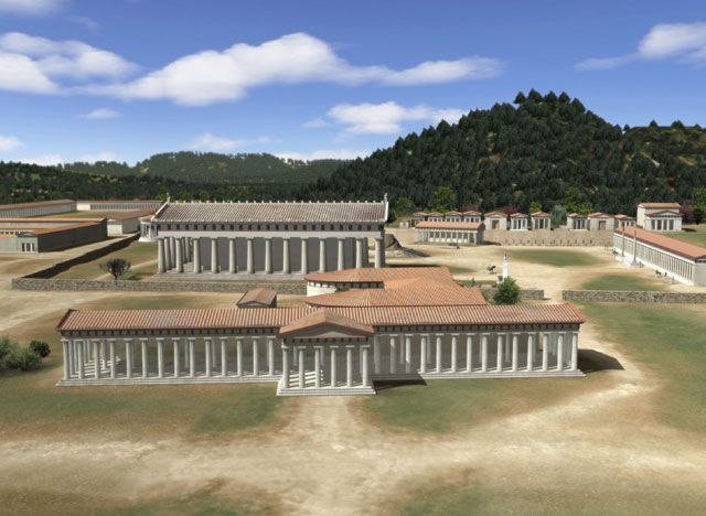 Temple of Zeus at Olympia (Scale Model)