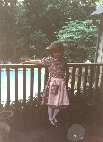 Me @ Grandma's House in One of the Many Dresses She Made Me