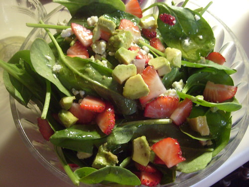 Spinach / Fruit Salad by allisonac, on Flickr