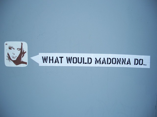 britney spears says "what would madonna do..."