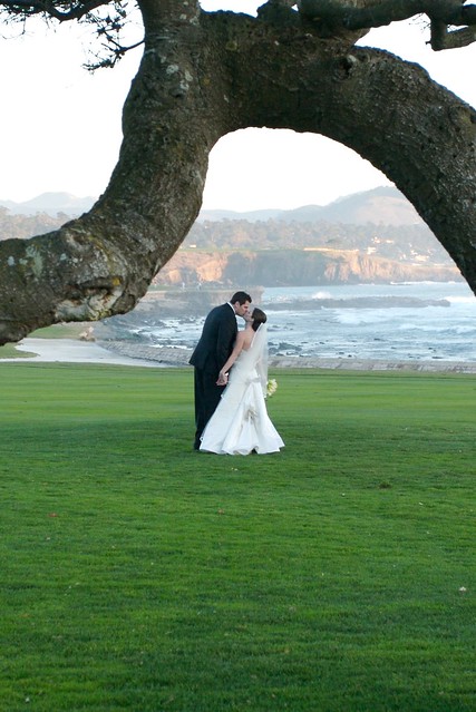 Wedding at Pebble Beach This lucky couple is starting out married life in 
