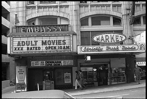 Embassy Theater 1975 Seattle Washington Embassy movie theater