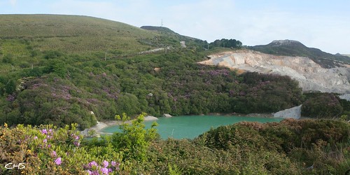 Former China Clay Pit close to Greensplat near St.Austell by Claire Stocker (Stocker Images)