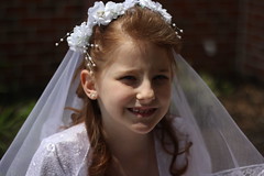 Stacey's first communion