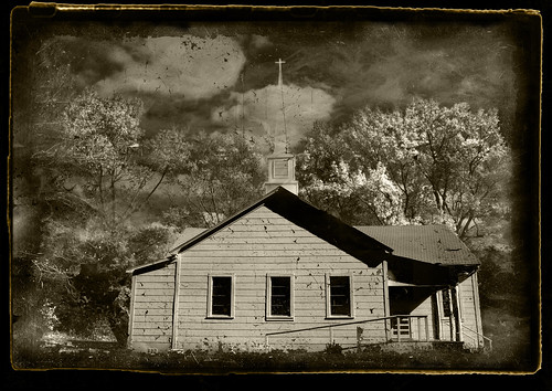 Old Church on the Autumn Trail