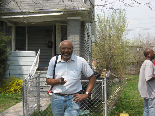 Abayomi Azikiwe, Pan-African News Wire editor, covers a home defense on the city's west side. A campaign is unfolding to win a moratorium on all foreclosures and evictions in Michigan. (Photo: Alan Pollock). by Pan-African News Wire File Photos