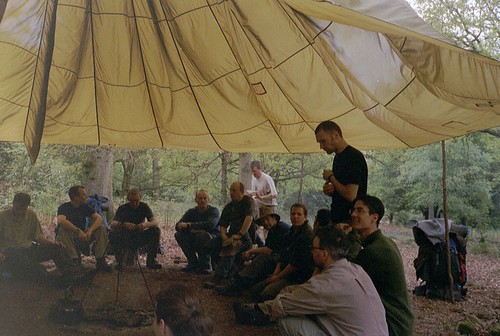 Bushcraft course - the full group