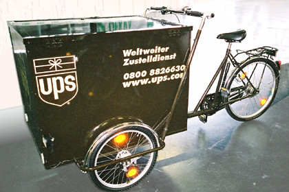 UPS delivery bike, Amsterdam