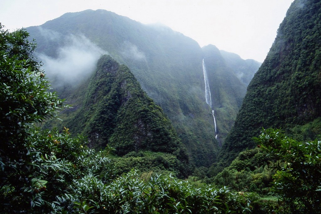 Landscape in Réunion Island