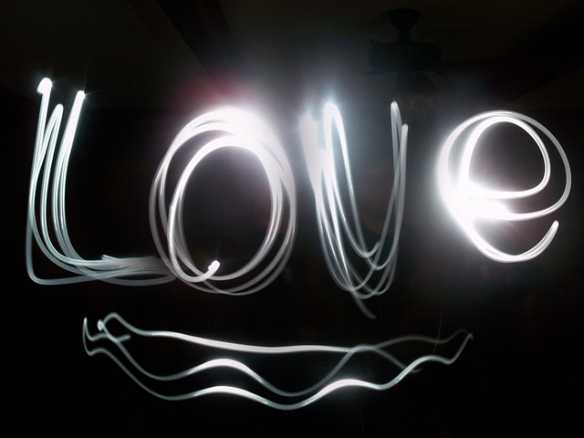 "Love" Light Graffiti