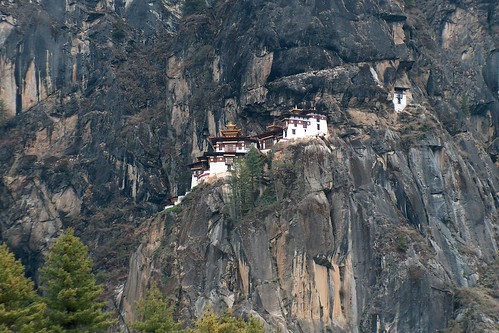 Hiking up to Tiger's Nest in Bhutan